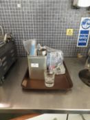 *Assorted Alcohol Measures, Trays, etc.