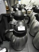 *Three Insulated Stainless Steel Coffee Jugs