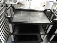 *Three Tier Catering Trolley