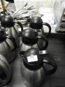 *Three Insulated Stainless Steel Coffee Jugs