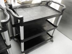 *Three Tier Catering Trolley