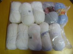 Ten Rolls of Mixed Wool