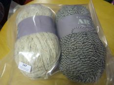 Two Assorted Large Rolls of Wool