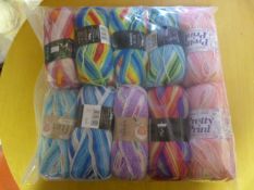 Ten Assorted Rolls of Wool