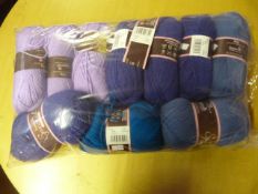 Ten Rolls of Purple Wool