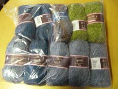 Ten Rolls of Mixed Wool