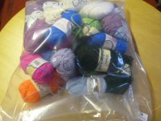 Twenty Five Small Rolls of Wool