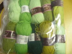 Ten Rolls of Green Wool
