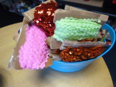 Small Bucket of Glitter Fringing