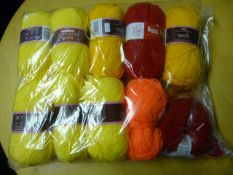 Ten Rolls of Mixed Wool