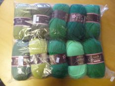 10pk of Green Wool