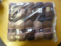 10pk of Brown Wool