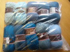 10pk Blue Wool