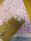 Roll of Pink Cancer Ribbon Motivational Fabric