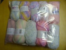 Ten Rolls of Mixed Wool