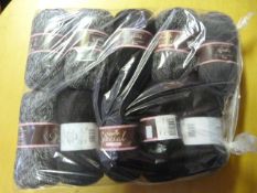 Ten Rolls of Black & White Wool