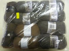 10 Balls of Grey Wool