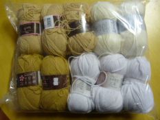 Ten Assorted Rolls of Wool