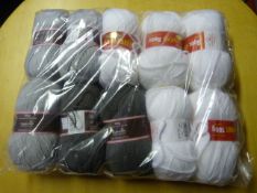 Ten Rolls of Grey Wool