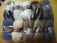 Ten Rolls of Mixed Wool