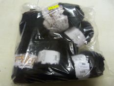 5 Rolls of Black 100% Polyester