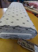 Roll of Printed Cotton Mix Jersey Cotton Poly-Spandex Fabric