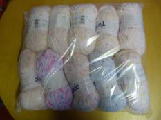 Ten Rolls of Mixed Wool