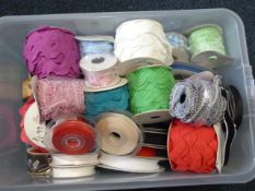 Box of Fringing, Ribbon, etc.