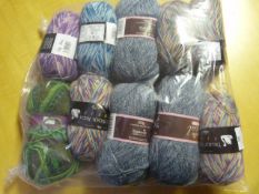 Ten Assorted Rolls of Wool