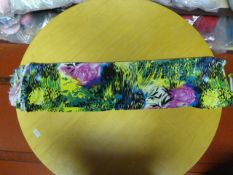 Roll of Abstract Floral Jersey Stretch Fabric