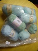 Ten Rolls of Blue/Green Wool