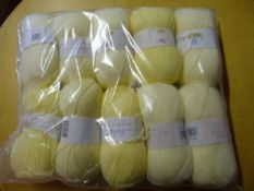 Ten Rolls of Yellow Wool