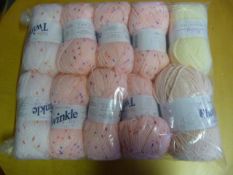 Ten Rolls of Yellow Wool