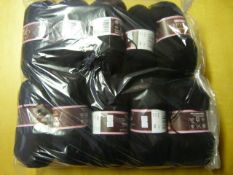 Ten Rolls of Black Wool