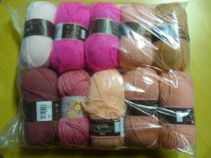 Ten Assorted Rolls of Wool