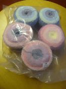 Five Packs of Pre Knitted Blanket