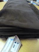 Roll of 100% Polyester Brown Suede Fabric