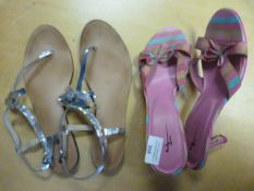 Two Pairs of Used Ladies Shoes