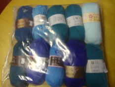 Ten Assorted Rolls of Wool