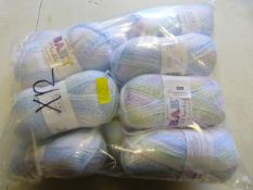 12pk of Mixed Blue Wool