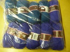 Ten Rolls of Purple Wool