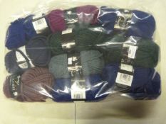 10 Assorted Balls of Wool