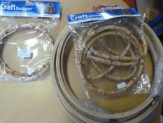 Bamboo Handles and Wooden Frames