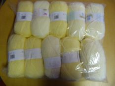 Ten Rolls of Yellow Wool