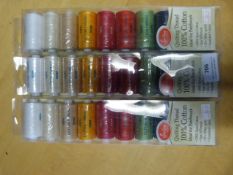 Three Packs of 100% Cotton Quilting Thread