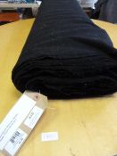 Roll of Black Wool Blend Spandex Jersey Material