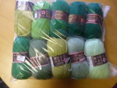 10pk of Green Wool