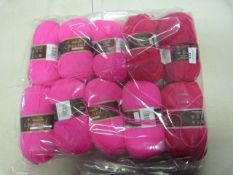 10 Balls of Pink Wool