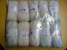Ten Rolls of Mixed Wool