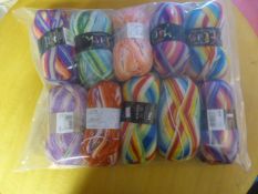 Ten Assorted Rolls of Wool